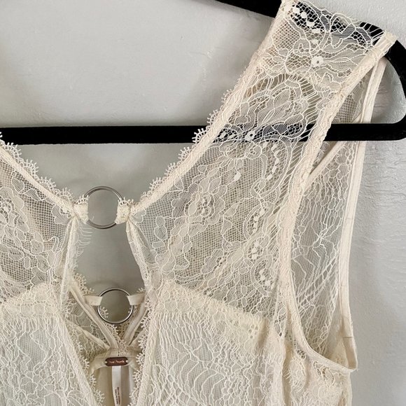 Free People Don't You Dare Lace Mini Dress - Picture 10 of 14